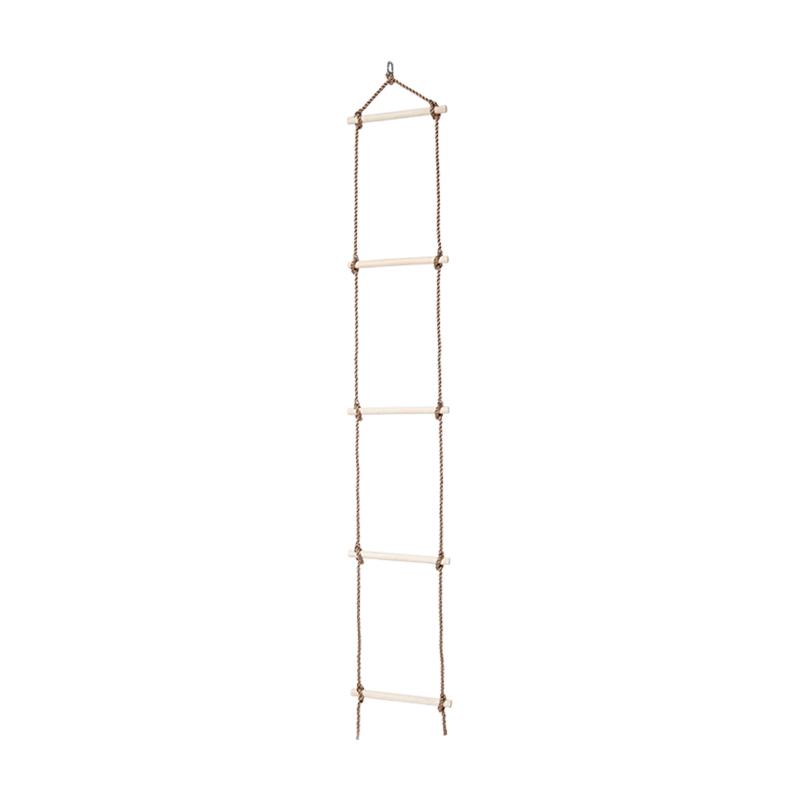 Wooden Climbing Rope Ladder Para sa Mga Bata