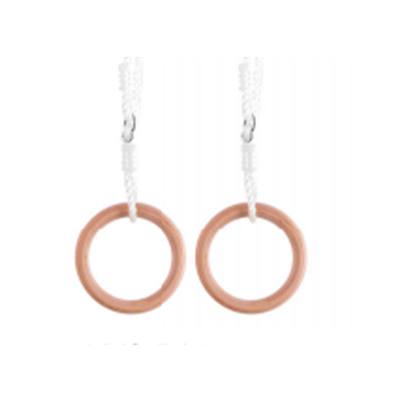 Natural na Birch Wood Gymnastic Ring Para sa Mga Bata