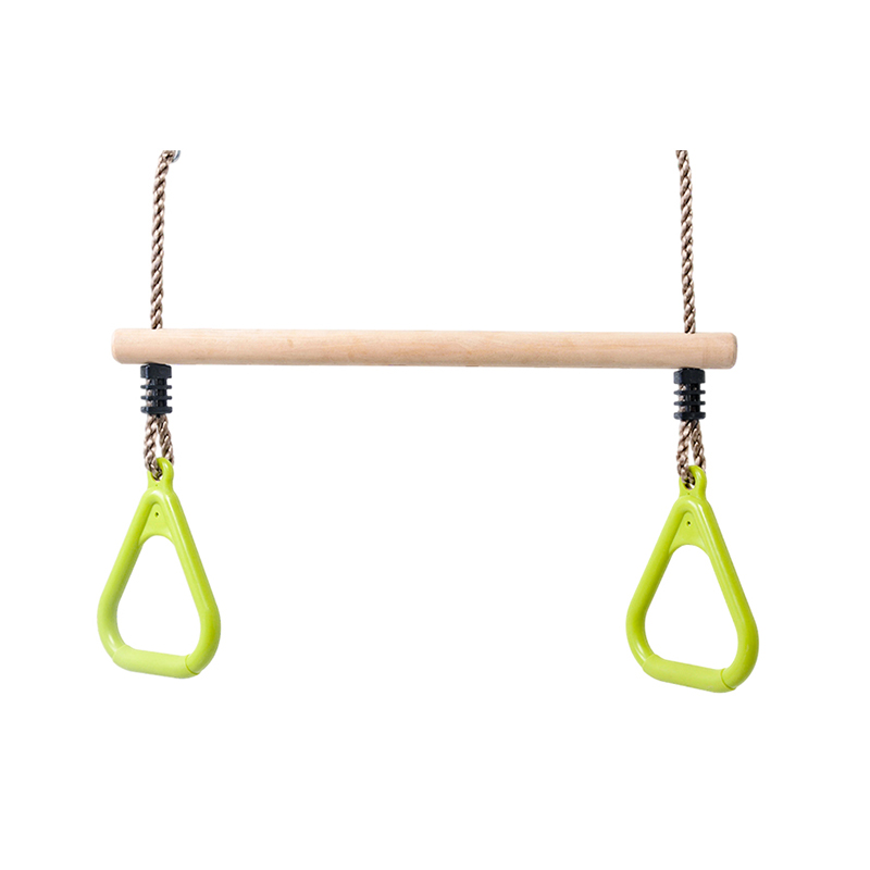 Wooden Adjustable Trapeze Swing Bar