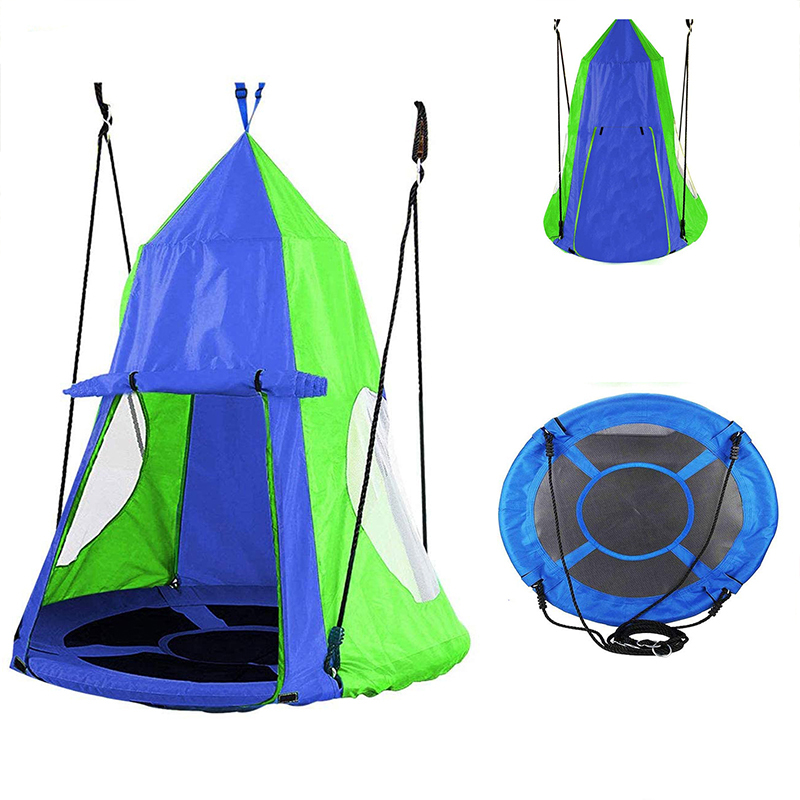 Saucer Swing na may Tent