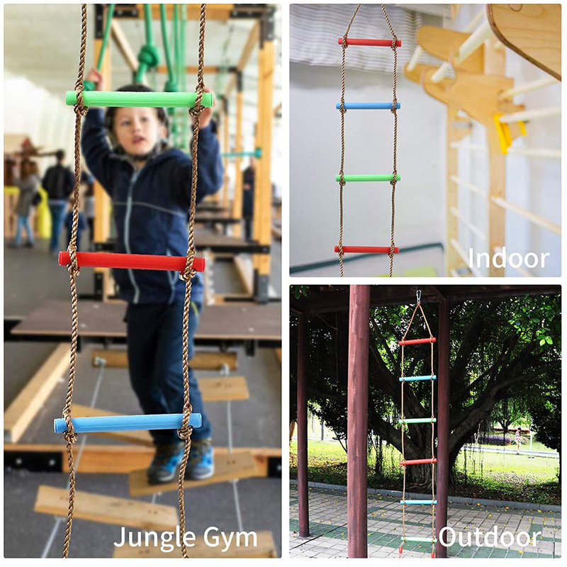 Rainbow Climbing Ladder Para sa Mga Bata