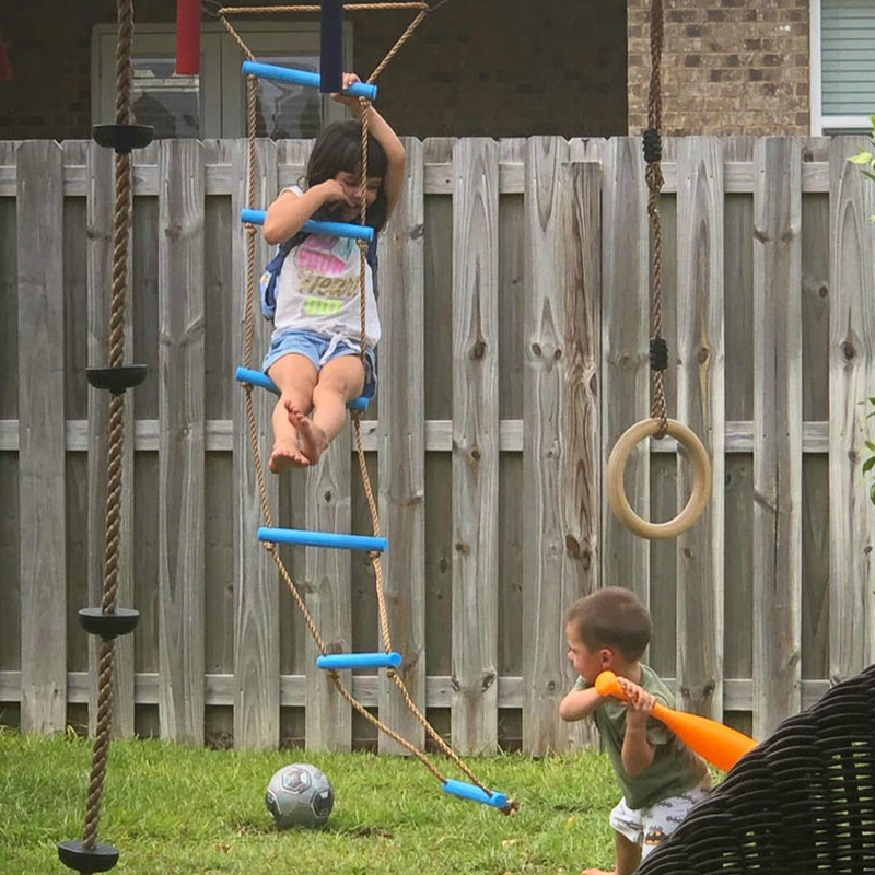 Rainbow Climbing Ladder Para sa Mga Bata